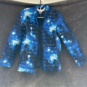 Lands' End Kids Cosmic Blue Puffer Jacket